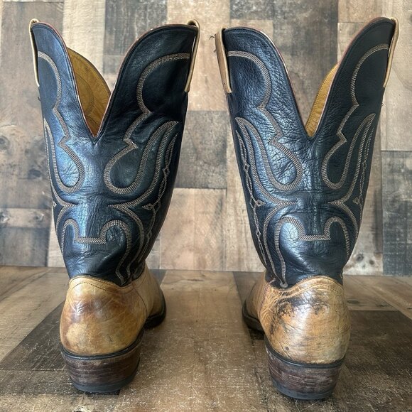 Nocona Vintage Bullhide Western Cowboy Boots Mens 12 B - Picture 7 of 12